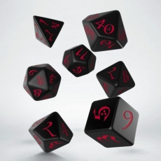 QW Classic Dice Set Black Red