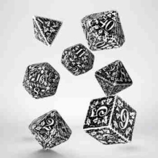 QW Forest Dice Set White/Black