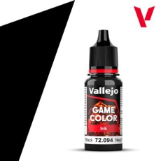 Game Color Ink Black 18ml