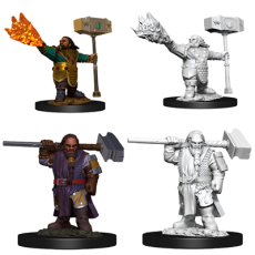 D&D NMM Dwarf Cleric male