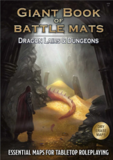 Giant Book of Battle Mats Dragon Lairs and Dungeons