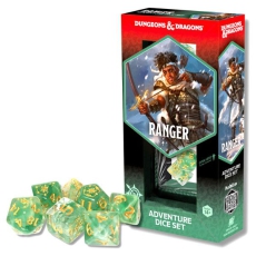 D&D Ranger Dice Set White Green