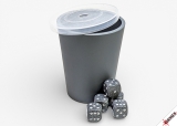 Chessex Cup-o-Dice Games grey