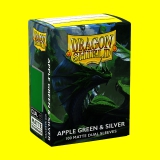 Dragon Shield Dual Matte Apple Green and Silver